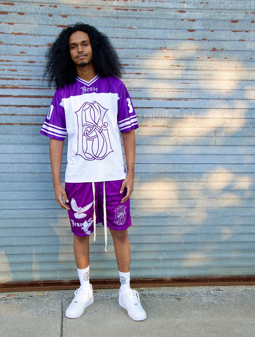 Varlet Shorts Purple/White