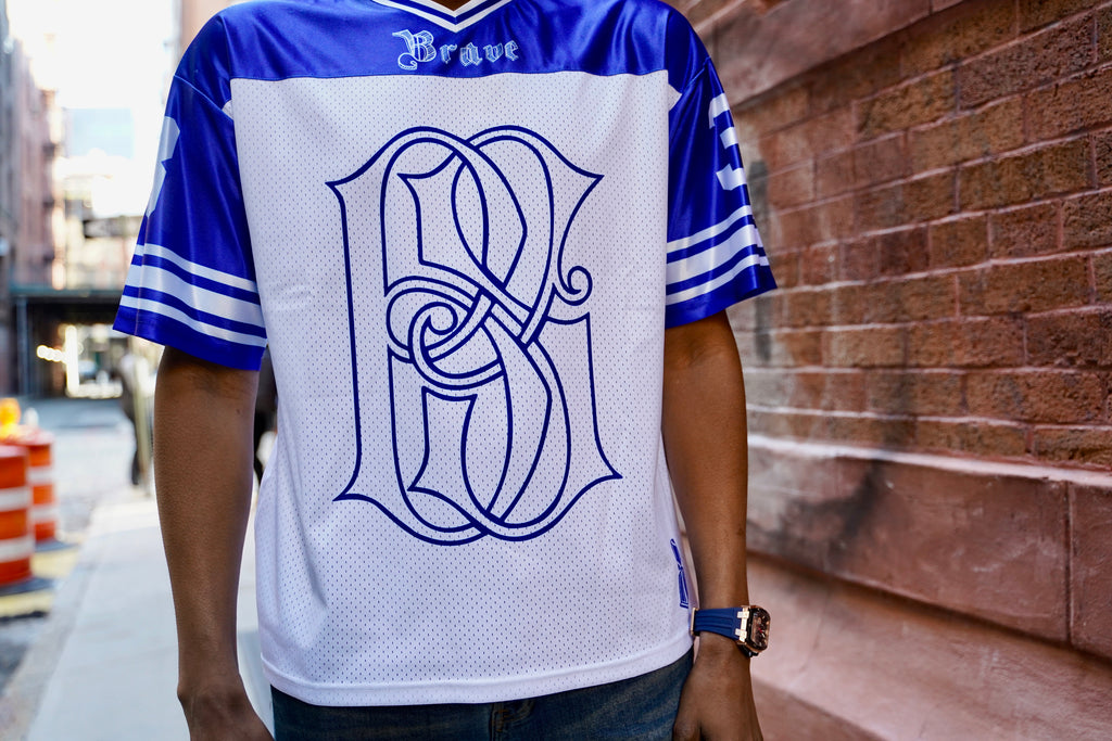 Brave Jersey Blue/White
