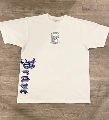 Brave Soul “Brave” Tee white/Navy Blue