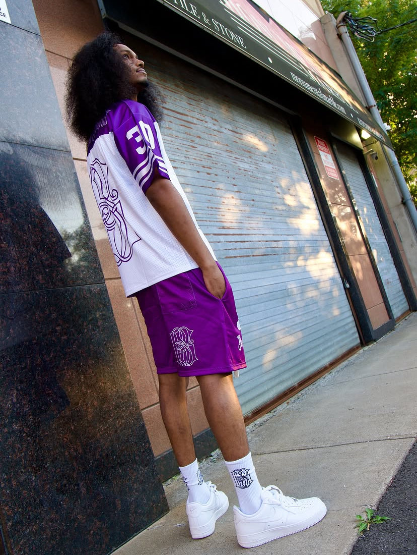 Brave Jersey Purple/White