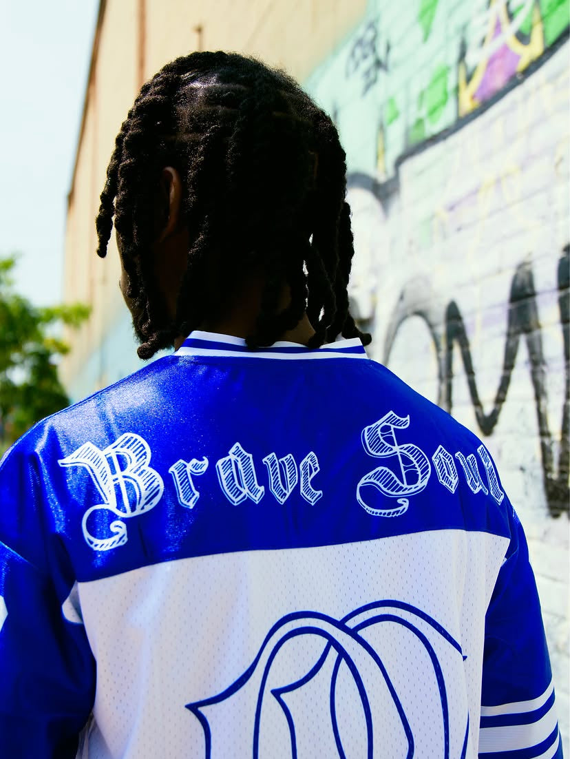 Brave Jersey Blue/White