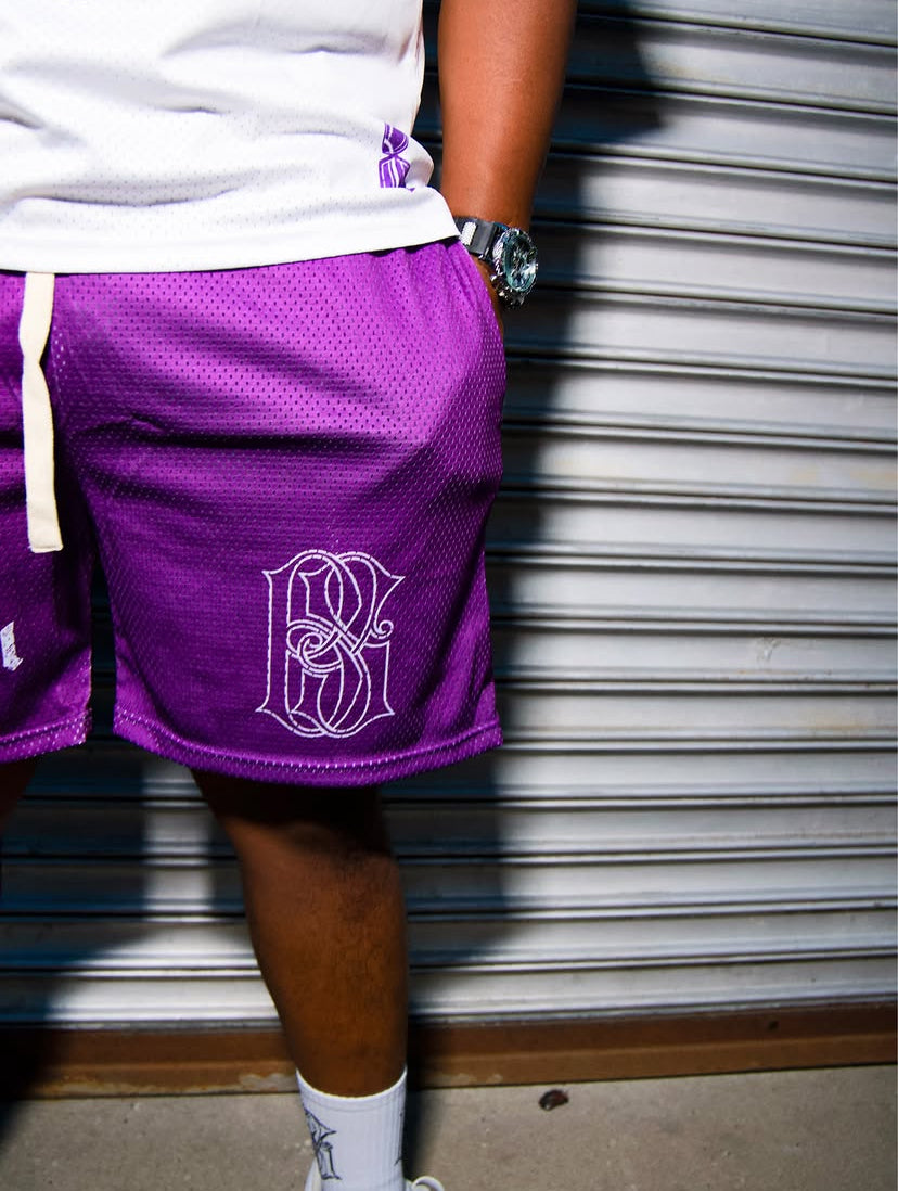 Varlet Shorts Purple/White