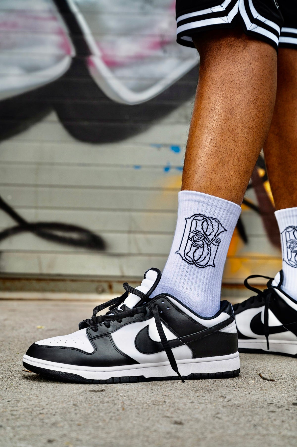 White Brave Soul Athletic Socks